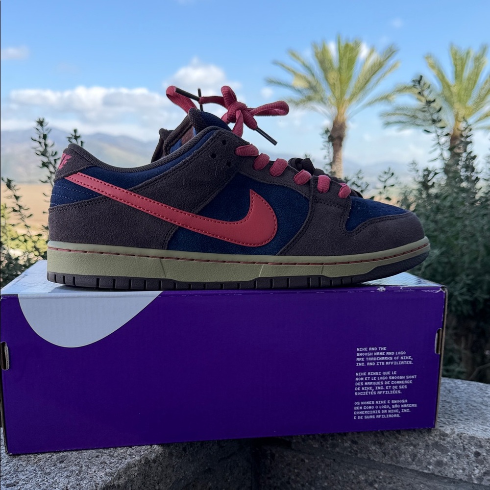 Nike SB Dunk Low Pro Barque Brown/ Adobe size 12 W/box - Picture 4 of 5
